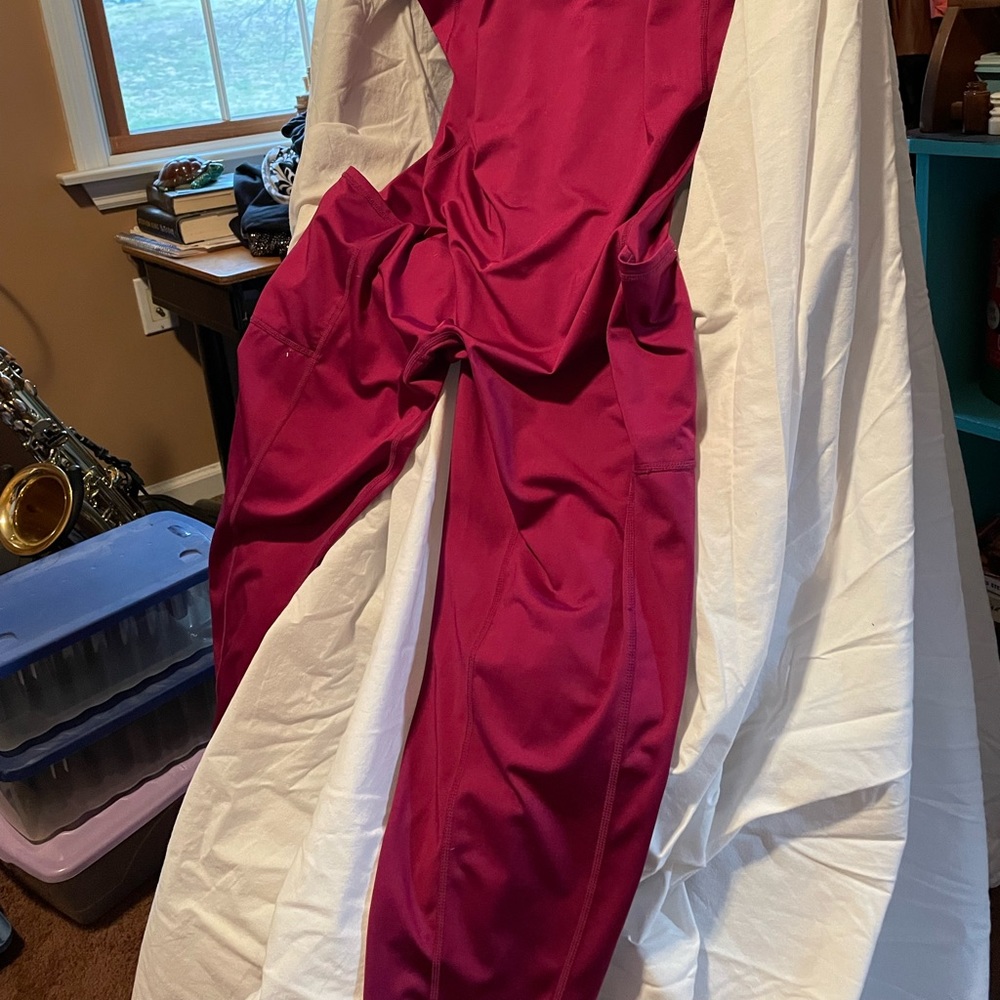 Athletic jumpsuit designed for working out